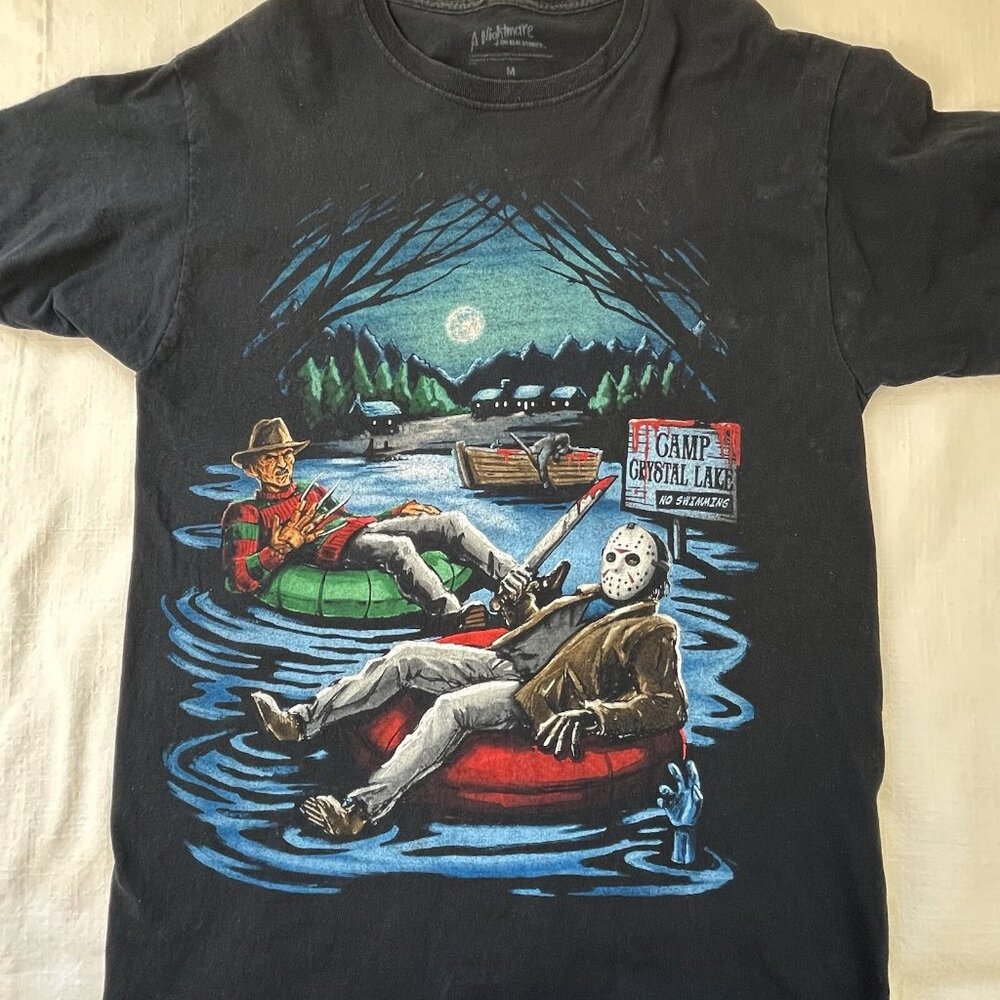 Nightmare On Elm Street T-Shirt Men’s‎ Size M Freddie Krueger Jason Friday 13th - Picture 3 of 6